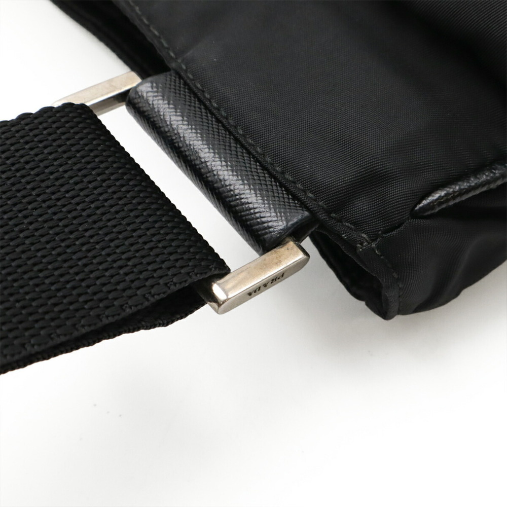 PRADA Black Leather Shoulder Bag - Picture 8 of 10